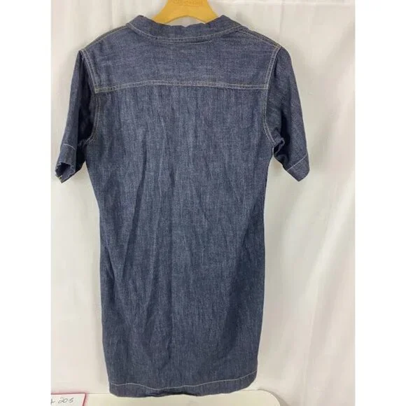 Lauren Ralph Lauren Denim Short‎ Sleeve Shift Dress Women's Small - Picture 3 of 14